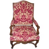 19th C. Louis XV Fauteuil 19th C. Louis XV Fauteuil