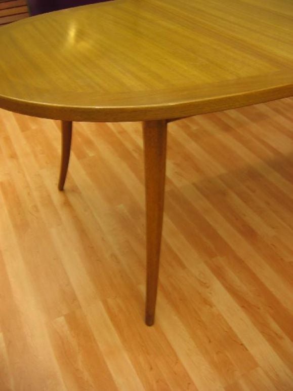 Oval Mahogany Dining Table designed by Harvey Probber