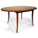 Oval Mahogany Dining Table designed by Harvey Probber