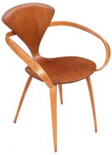 Pair of Early Norman Cherner Armchairs for Plycraft