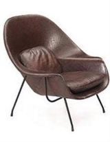Early Womb Chair by Eero Saarinen for Knoll in COM