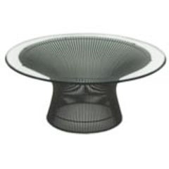 Early Warren Platner Wire & Glass Coffee Table by Knoll 12