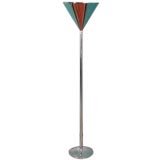 Mid-Century Chrome Torchiere Floor Lamp