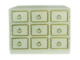 Dorothy Draper White and Gold Lacquer Chest / Dresser