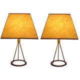 Pair of Robsjohn-Gibbings style Table Lamps