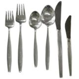 Set of Cypress Silverware designed by designed by Tias Eckhoff for Georg Jensen 3