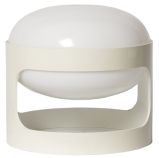 Italian White Plastic Table Lamp by Joe Columbo for Kartell