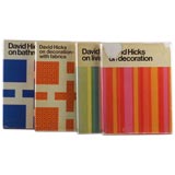 Set of Four First Edition Books by Decorator David Hicks