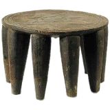 Antique Elephant Stool from the African Nupe Tribe