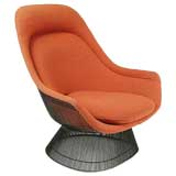 Vintage Bronze Armchair by Warren Platner for Knoll in COM