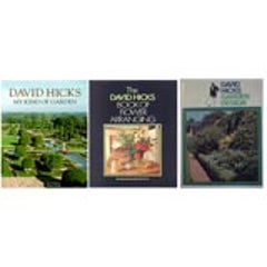 DAVID HICKS Set of 1st Edition Garden & Flower Arranging Books 10