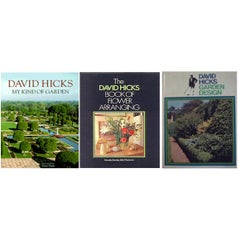 DAVID HICKS Set of 1st Edition Garden & Flower Arranging Books