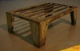 Vintage Industrial Low Table in Metal