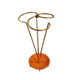 Austrian Brass Umbrella Stand in the style of Carl Aubock