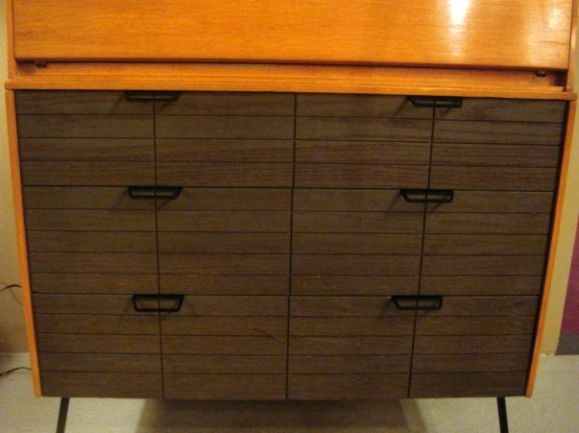 American Drop Front Desk / Dresser by Raymond Loewy for Mengel