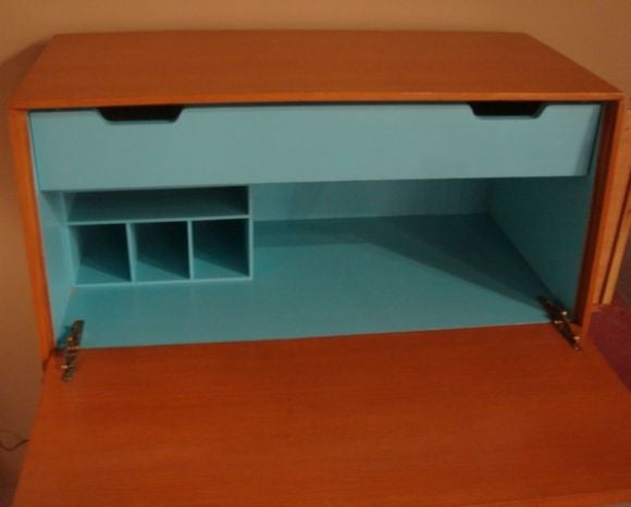 Mid-20th Century Drop Front Desk / Dresser by Raymond Loewy for Mengel