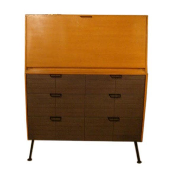 Drop Front Desk / Dresser by Raymond Loewy for Mengel