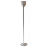 Vintage White Torchiere Floor Lamp by Max Bill for B.A.G.