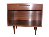 Pair of Mahogany Nightstands by Harvey Probber