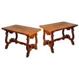 Pair of Trestle Tables