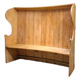 Antique Pine Settle