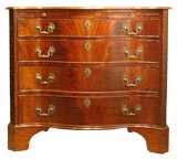 Antique Serpentine Chest of Drawers
