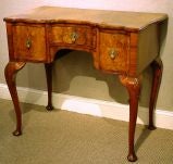 Burl Walnut Lowboy