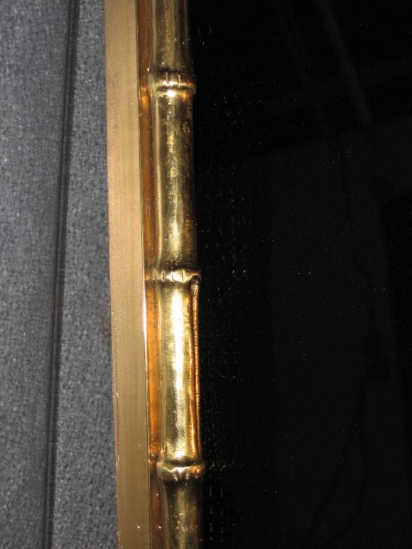 Large Bronze Framed Mirror