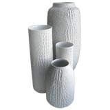 Collection of Crocodile Patterned Vases by Kaiser