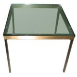 Bronze and Glass Table by Nicos Zographos