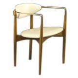 Pair of Pull Up Chairs by Ib Kofod-Larsen for Selig Pair of Pull Up Chairs by Ib Kofod-Larsen for Selig