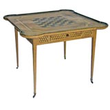 SWISS NEO-CLASSICAL FAUX BOIS GAMING TABLE