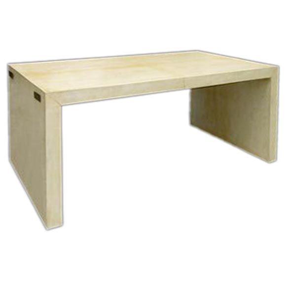 AN ITALIAN ART DECO PARCHMENT TABLE by Gustavo Pulitzer Finali