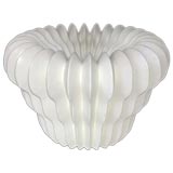 ITALIAN 1950
S WHITE CERAMIC  LOBED SCULPTURE