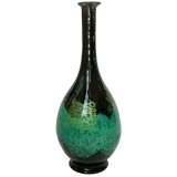 FRENCH BLACK AND GREEN GLASS by Daum, Nancy