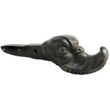 WHIMSICAL CONTINENTAL BRONZE DOLPHIN FORM PAPERWEIGHT