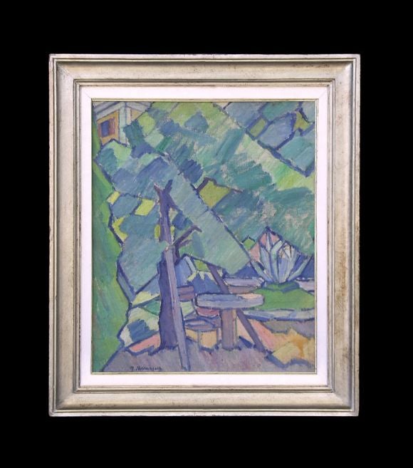 ITALIAN NOVECENTO TITLED 'GIARDINO' by Piero Marussig