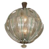 ITALIAN ART DECO CHANDELIER Probably by Carlo Scarpa for Venini