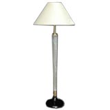 ITALIAN 1940'S GLASS FLOOR LAMP attributed to Venini & C.