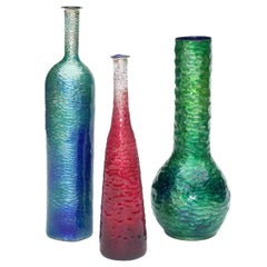 3 Spectacular Enamelled Vases by Paolo De Poli