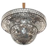 AMERICAN ART DECO DEMI-SPHERICAL MIRRORED BALL