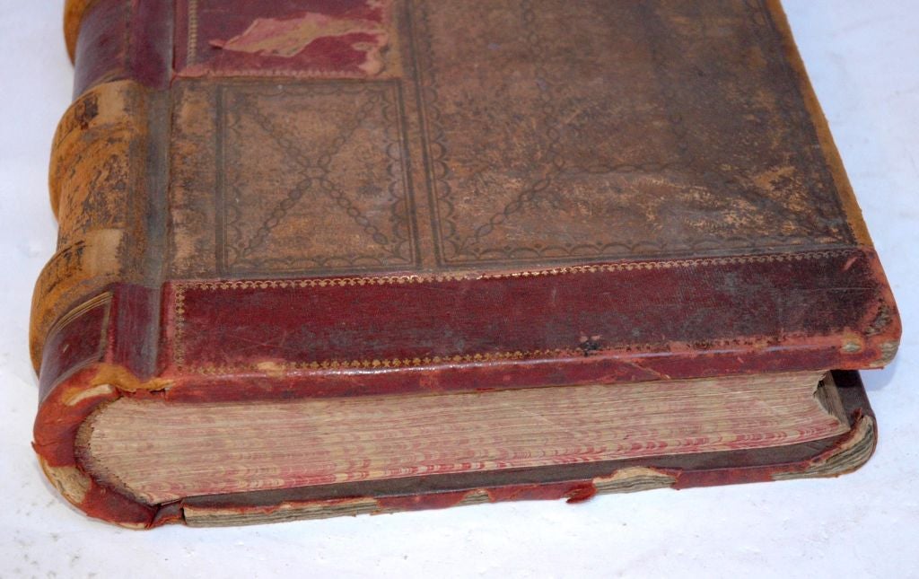 SET OF 3 19TH CENTURY LEATHER & PAPER-BOUND BOOKS 5