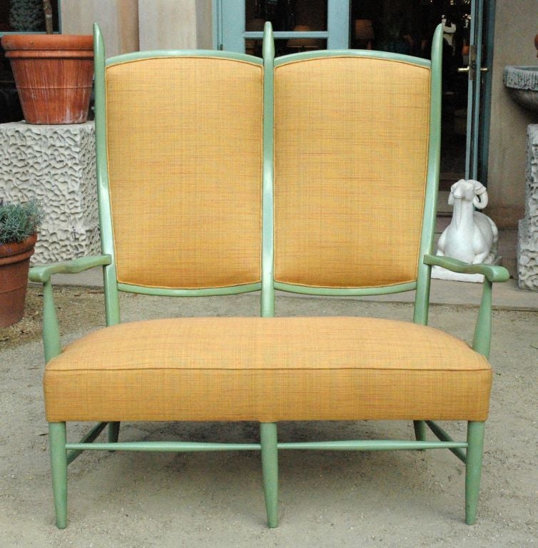 1930'S TWO-SEAT SETTEE possibly by Edward Wormley For Sale 1