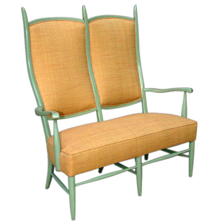 1930'S TWO-SEAT SETTEE possibly by Edward Wormley For Sale