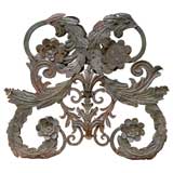 FRENCH BAROQUE IRON ARCHITECTURAL ELEMENT