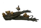 Japanese Bronze Bird Nest
