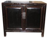 Black Lacquer Side Chest