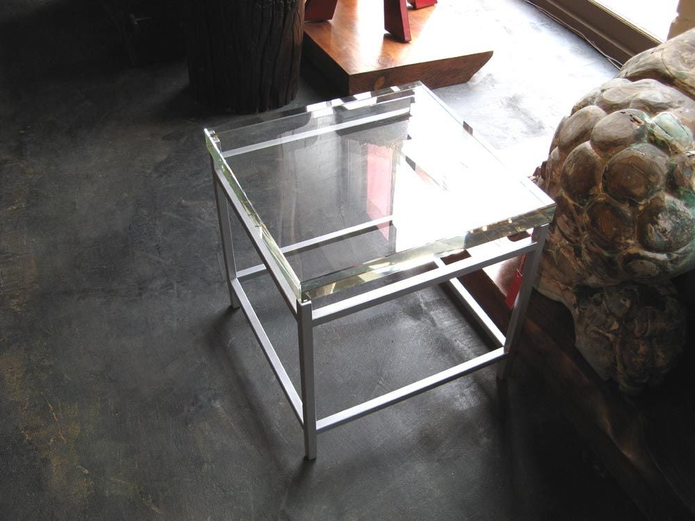 crystal side tables