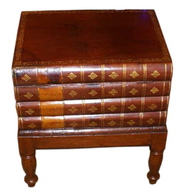 Faux Book Table at 1stDibs faux book end table