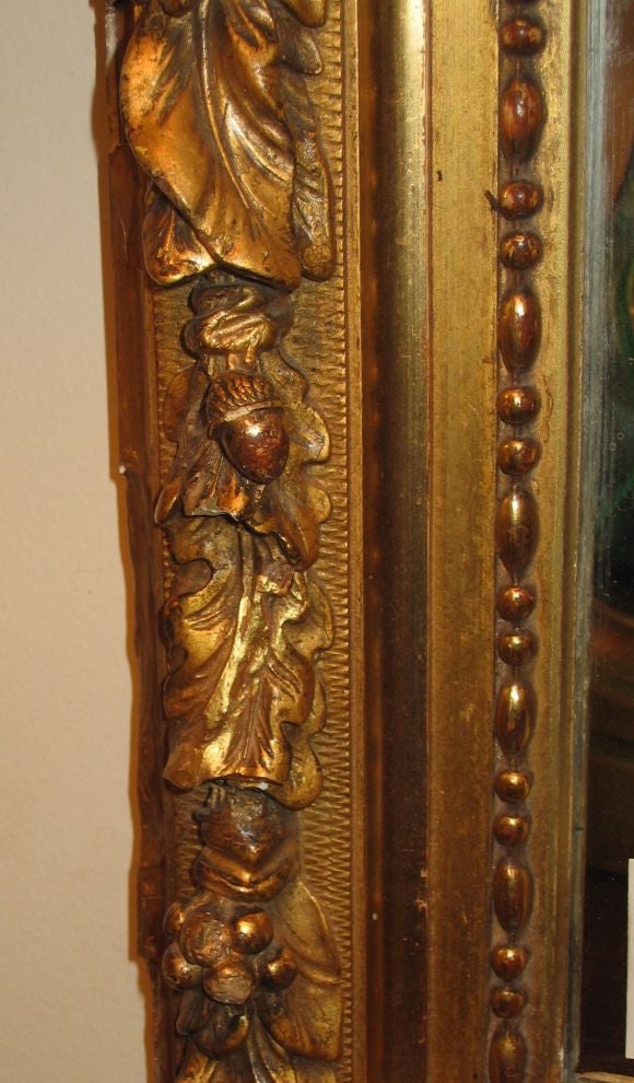 NAPOLEON III GILTWOOD MIRROR